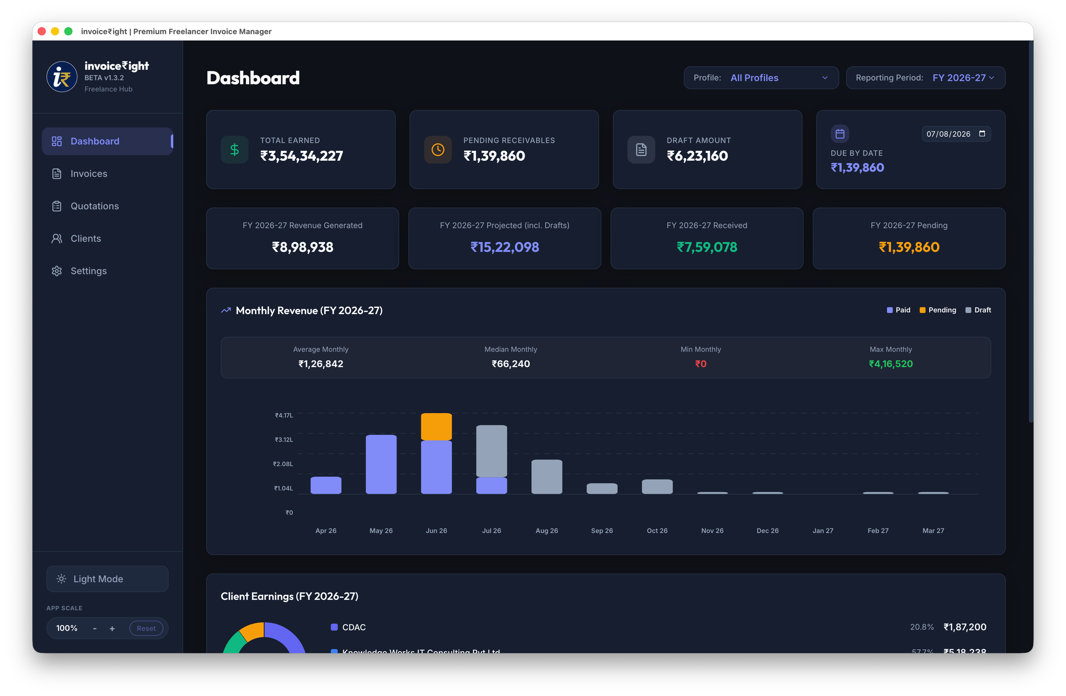 invoice₹ight Workspace Preview