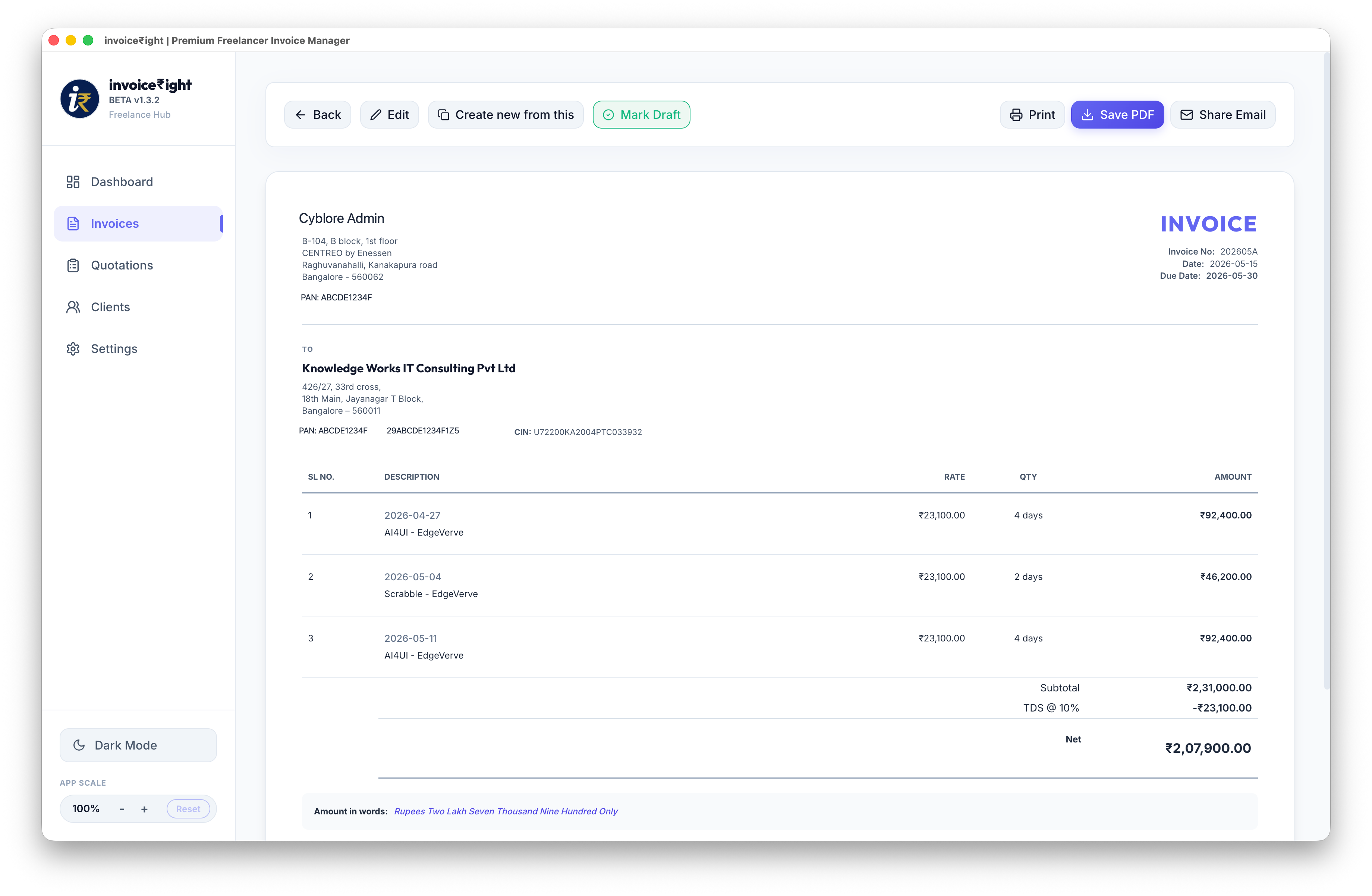 Profiles Setup: Handle sender identities and bank details.